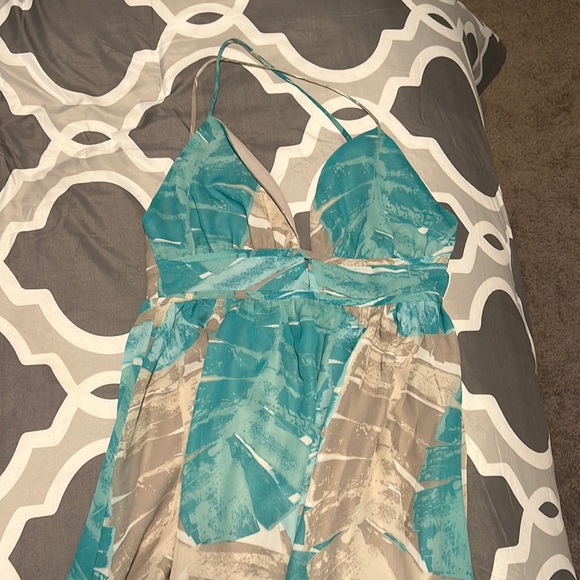 Lulus Palm Leaf Maxi Dress - Picture 3 of 4